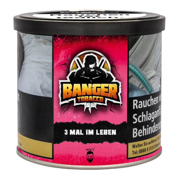 Banger Tobacco 200g - 3 Mal im Leben