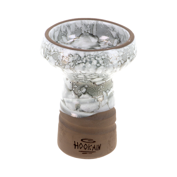 HOOKAIN - Drip Bowl V2 - Cracked Silver