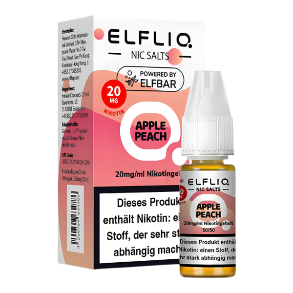 Elfliq 10ml - Apple Peach 20mg