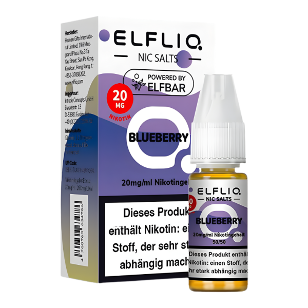 Elfliq 10ml - Blueberry 20mg