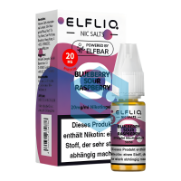 Elfliq 10ml - Blueberry Sour Raspberry 20mg