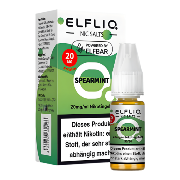 Elfliq 10ml - Spearmint 20mg