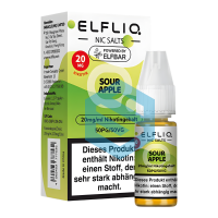Elfliq 10ml - Sour Apple 20mg