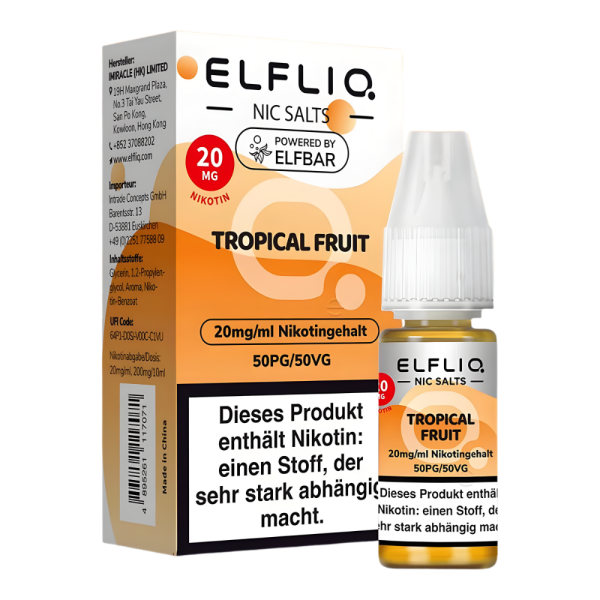 Elfliq 10ml - Tropical Fruit 20mg